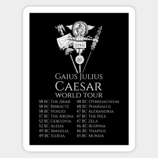 History Of Ancient Rome - Gaius Julius Caesar World Tour Magnet